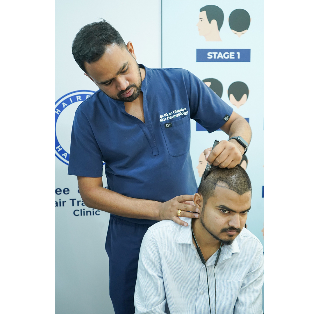 Hair line making