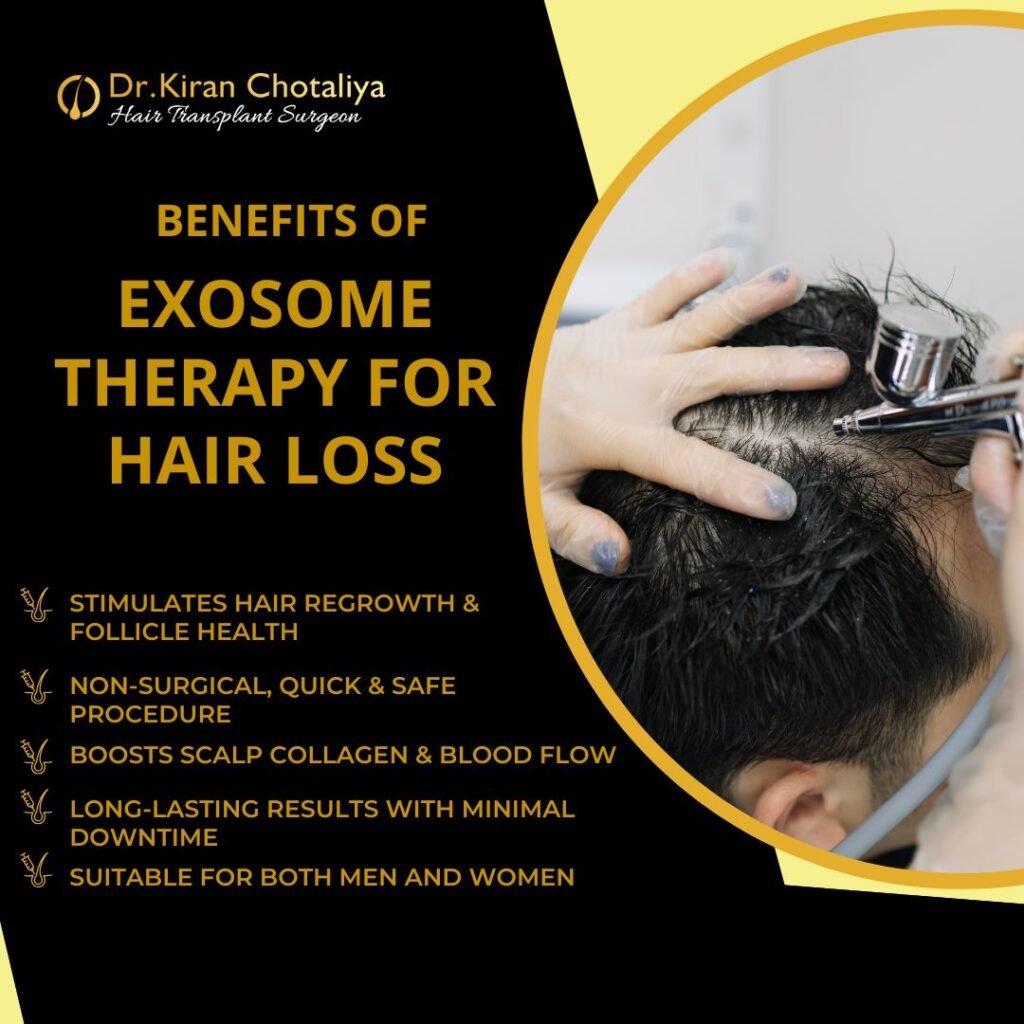 Benefits of Exosome therapy for hair loss