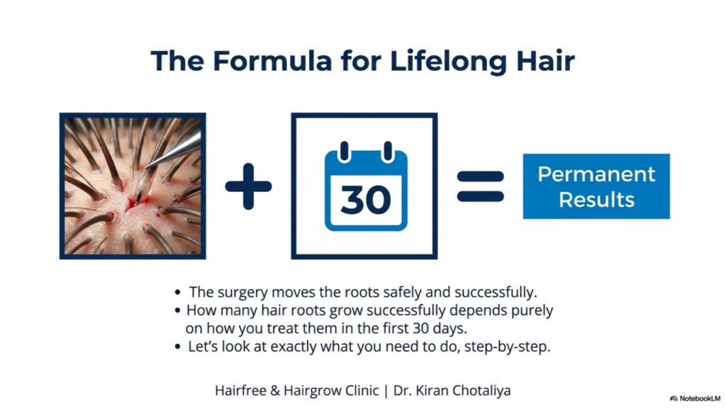 Is Hair Transplant Permanent, Hair transplant growth after surgery, Hair Transplant In Pune, dr. kiran chotaliya clinic