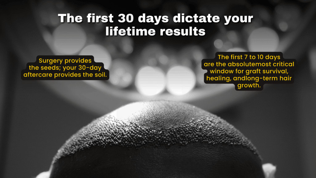 The First 30 Days The Foundation of Successful Hair Transplant Results