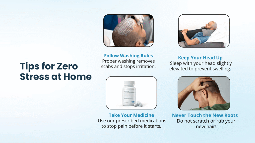 Tips to Reduce Discomfort After Hair Transplant