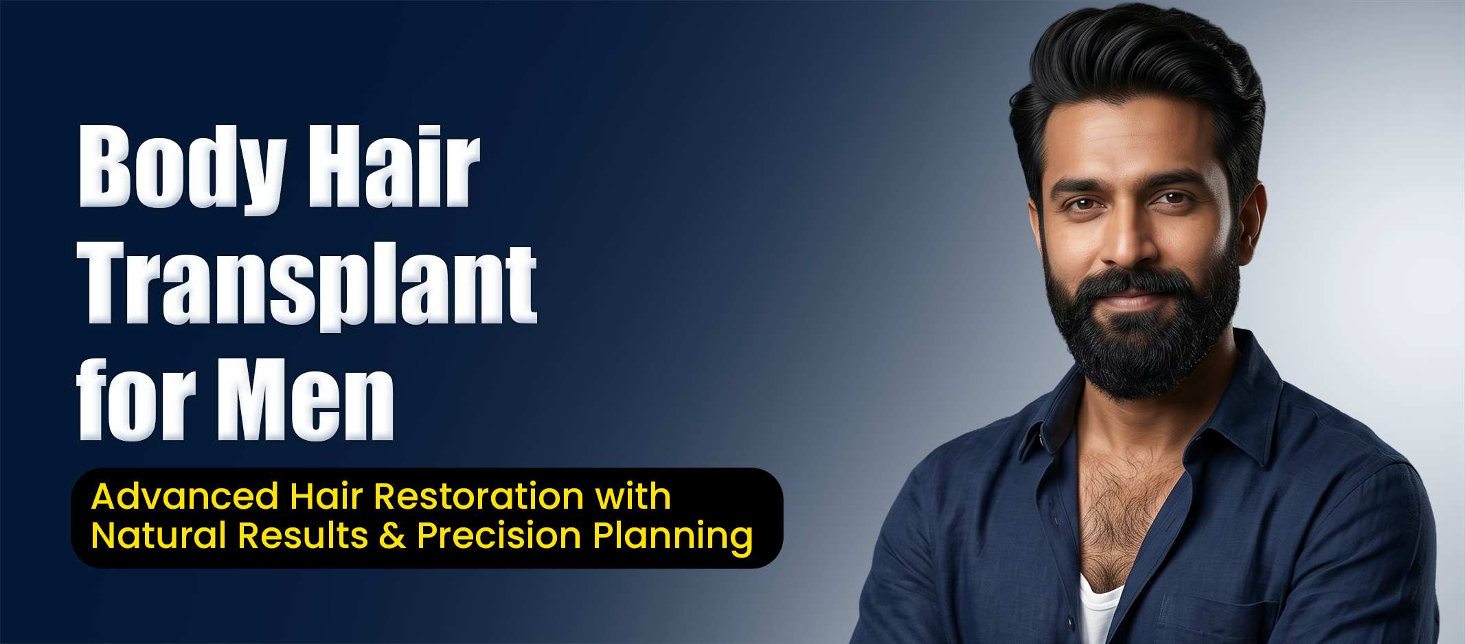 Body Hair Transplant in Pune for Men with Natural Hair Restoration and Precision Planning