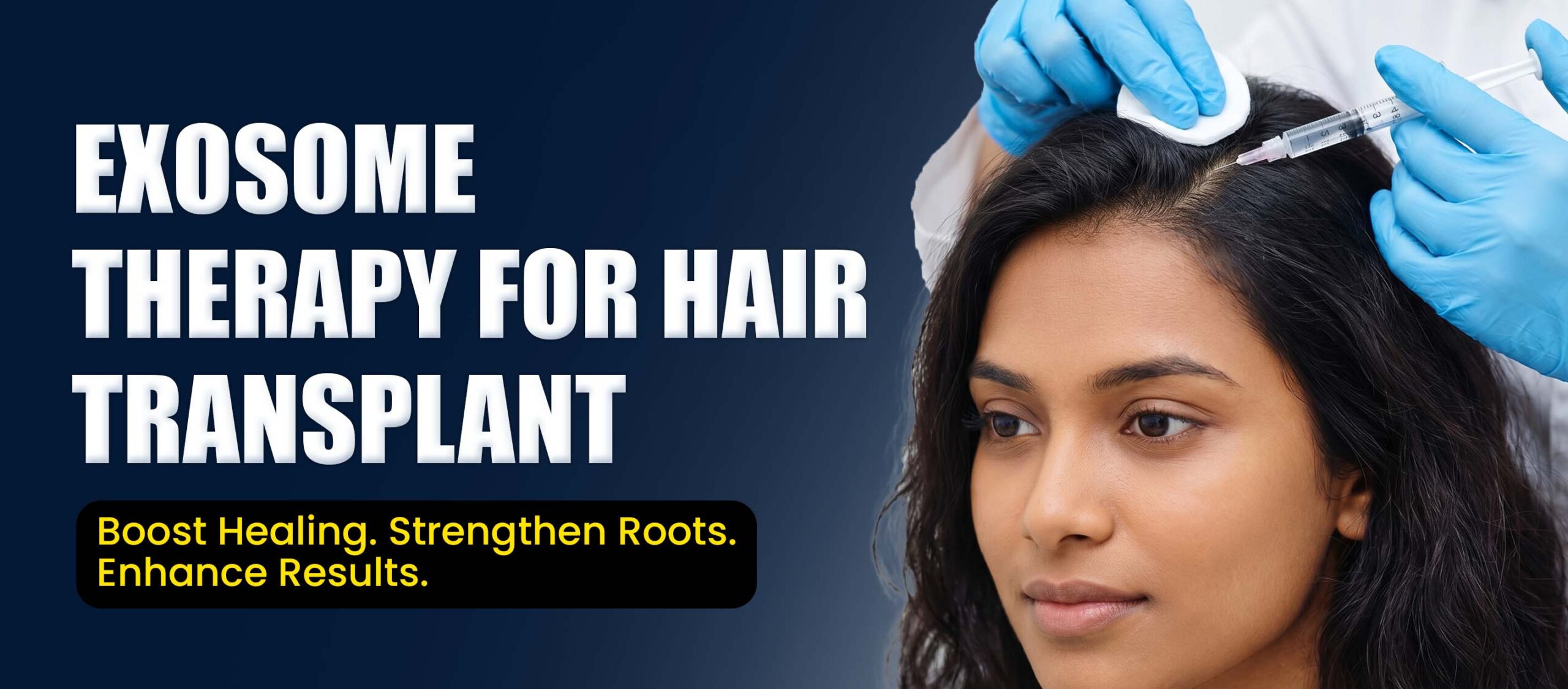 Exosome Therapy for Hair Loss in Pune – Advanced regenerative treatment using exosomes to stimulate hair growth, strengthen follicles, and reduce hair thinning