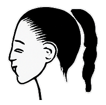 Graphic explaining traction alopecia caused by tight hairstyles, illustrating candidates for female hairline restoration in Pune.