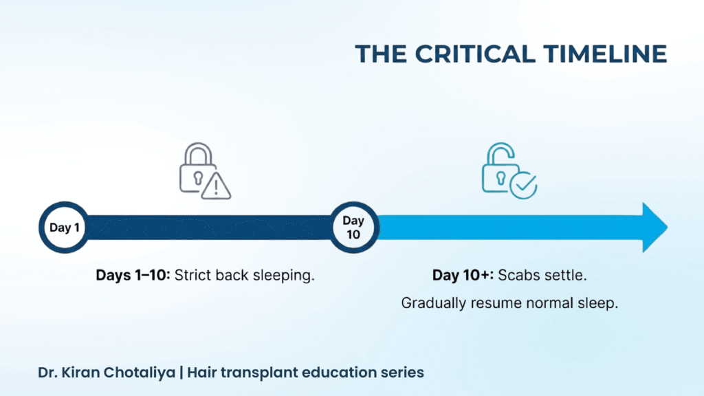 Sleeping Position After Hair Transplant: How Many Days Is It Important?