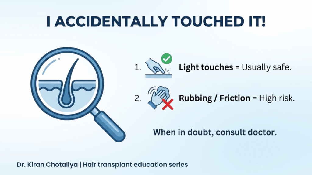 What If You Accidentally Touch the Grafts