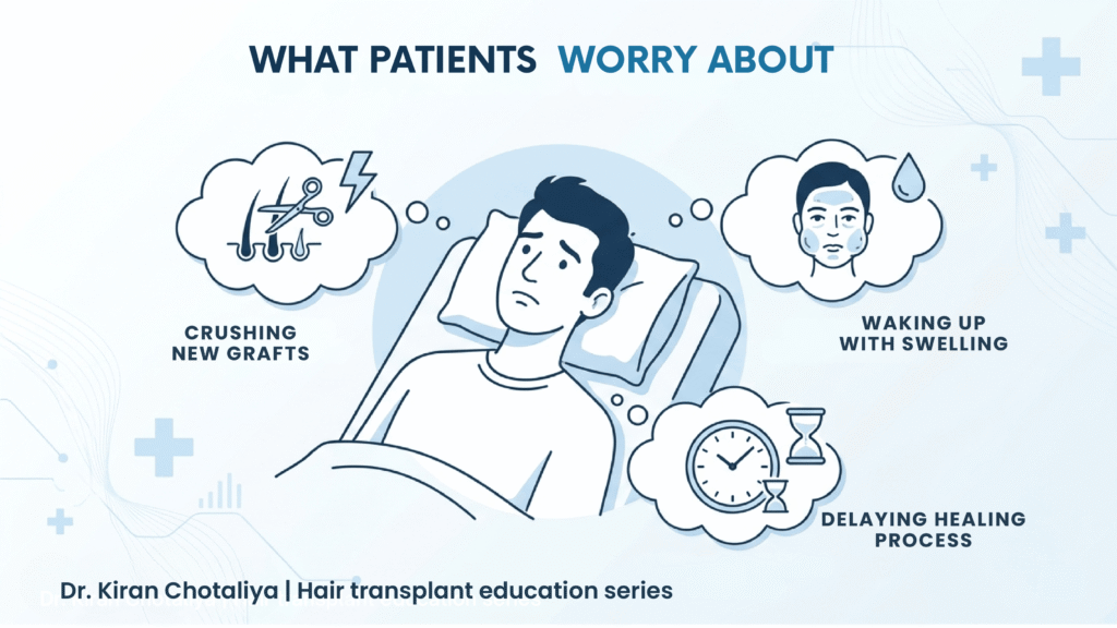 Why Sleeping Position Matters After Hair Transplant