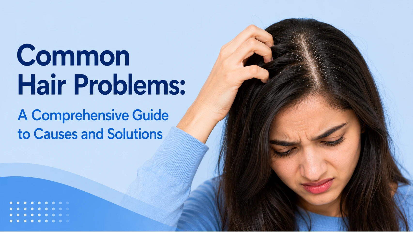 Common Hair Problems in Pune including hair fall dandruff thinning scalp irritation and patchy hair loss consultation