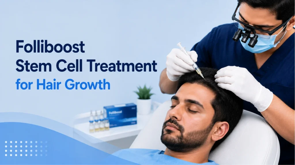 Stem cell treatment for hair growth in Pune showing advanced hair regeneration therapy for hair loss patients