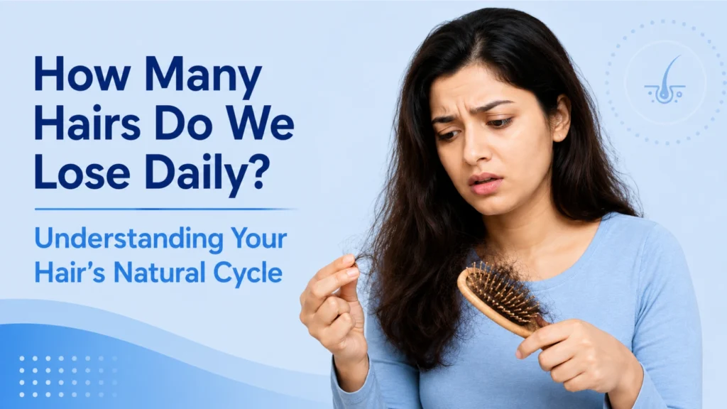 Hair Fall Treatment Pune expert explaining normal daily hair loss and hair growth cycle
