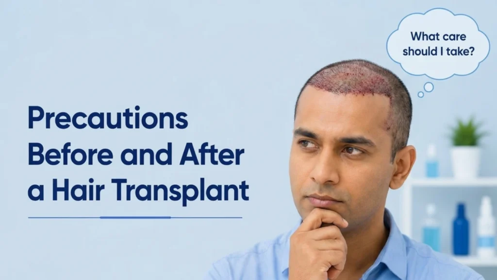 Hair transplant precautions before and after surgery for faster healing and successful results