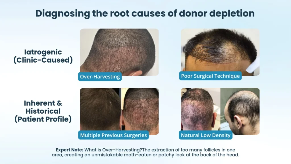 Common causes of donor hair depletion in patients seeking hair restoration in Pune