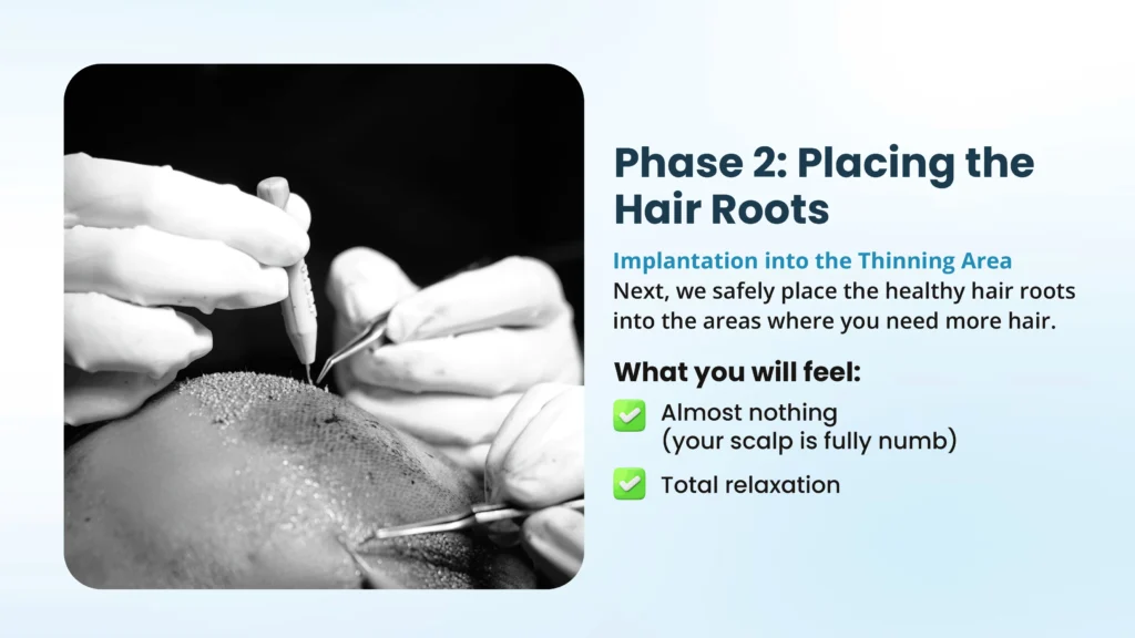 Graft Implantation During Hair Transplant in Pune for Natural Hairline and Dense Hair Growth