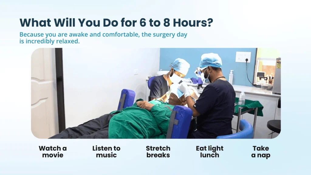 Hair Transplant Procedure Duration in Pune Showing Timeline for Hair Restoration Treatment