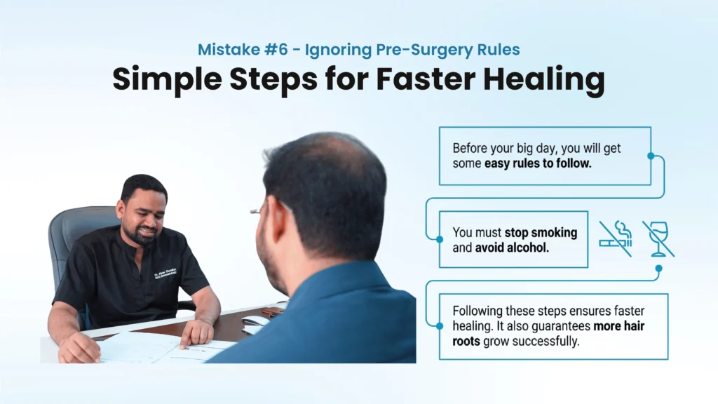 Hair Transplant Mistakes in Pune – Ignoring Pre-Surgery Instructions Can Affect Hair Transplant Success