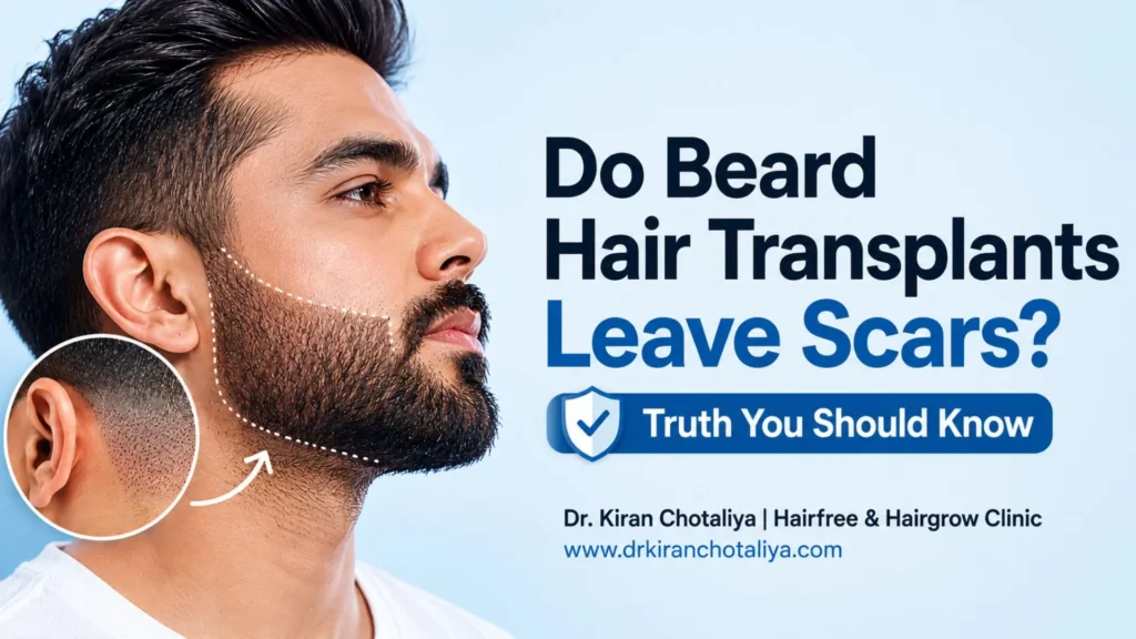 Beard Hair Transplant Treatment in Pune using advanced FUE technique