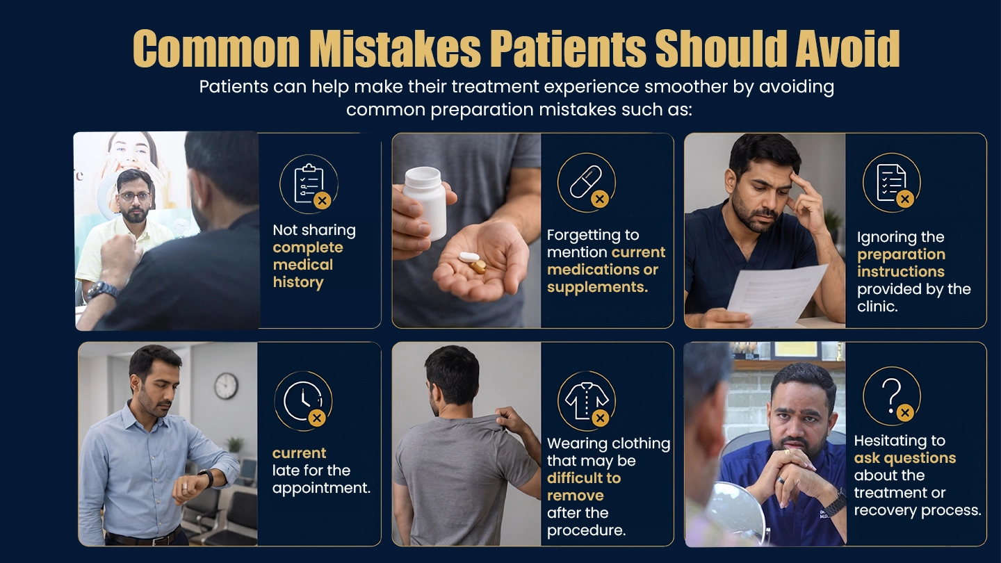 Common mistakes patients should avoid before a hair transplant in Pune
