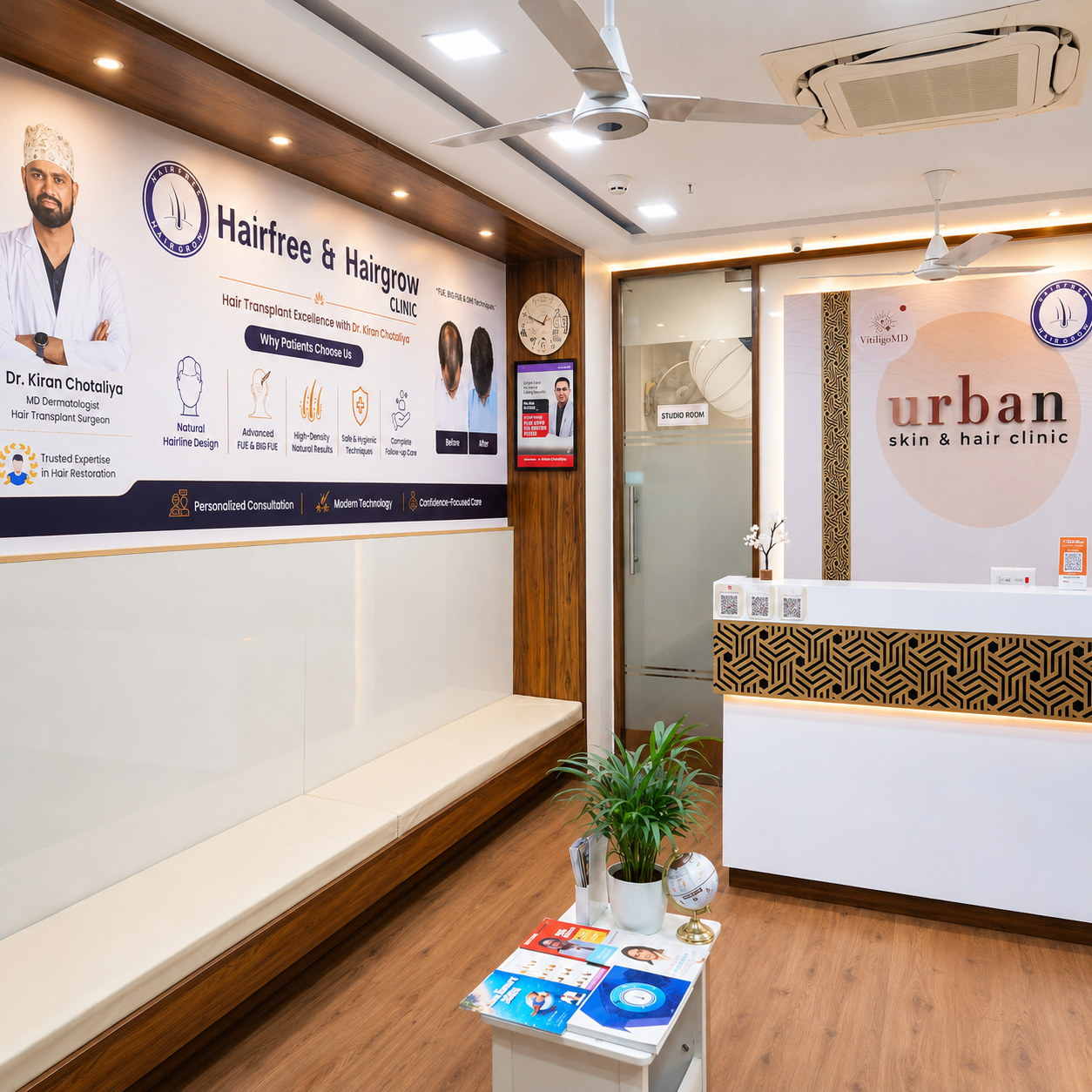 Hairfree & Hairgrow Clinic by Dr. Kiran Chotaliya – Best Hair Transplant Clinic in Pune
