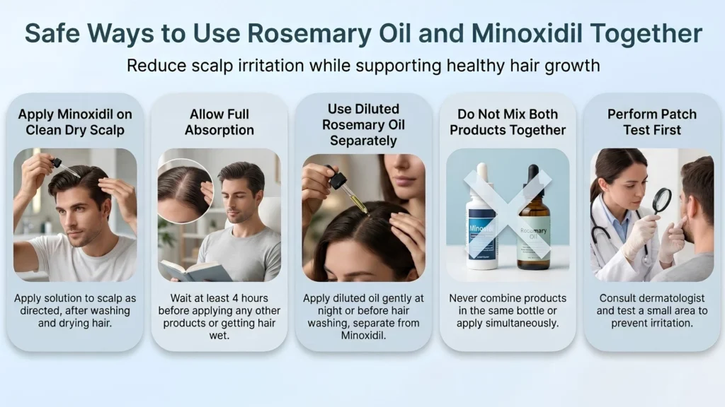 Safe ways to use Finasteride and Minoxidil together for hair regrowth