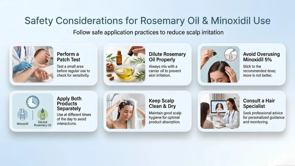 Safety considerations when using Finasteride and Minoxidil for hair regrowth