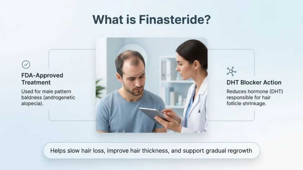 What is Finasteride? Medication used to treat male pattern hair loss