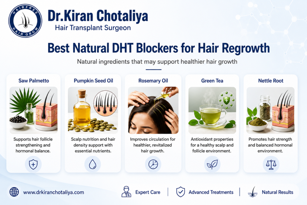 Best Natural DHT Blockers for Hair Loss and
