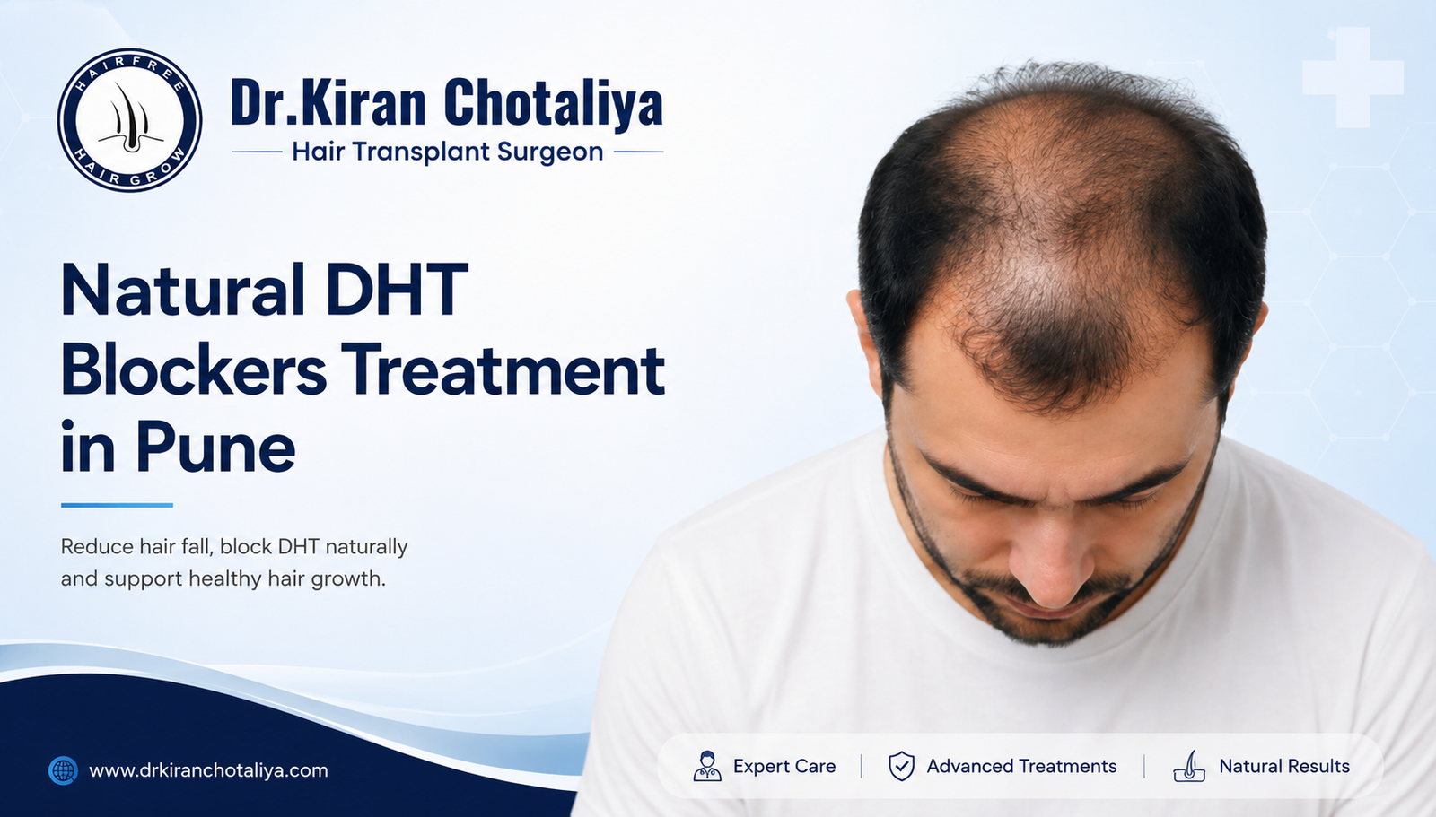 Natural DHT Blocker Treatment in Pune for Hair Loss in Men and Women