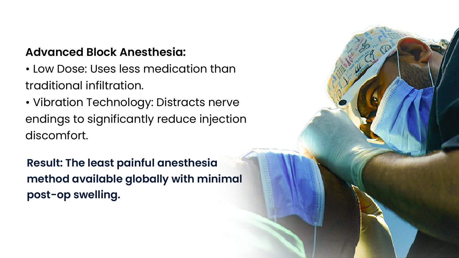 Pain-free hair transplant procedure in Pune using advanced local anesthesia and minimally invasive surgical techniques
