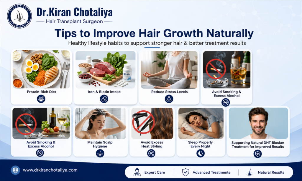 Tips to Improve Hair Growth Naturally