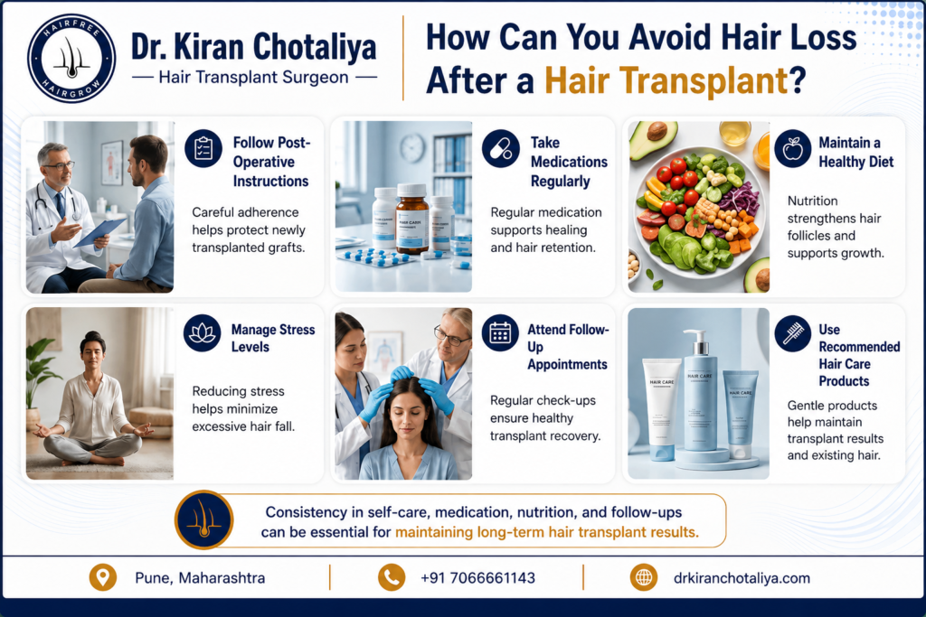 Tips to prevent hair loss after a hair transplant