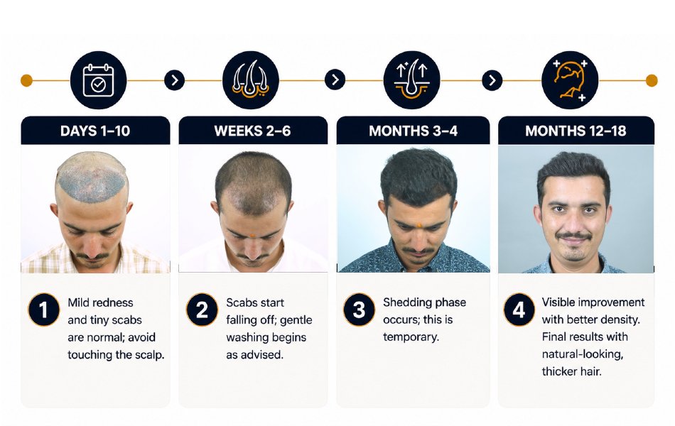 Hair Transplant Timelines