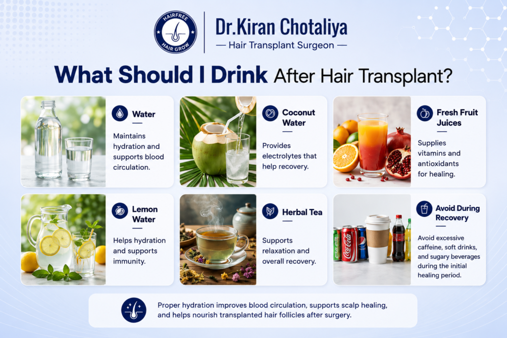 What Should I Drink After Hair Transplant