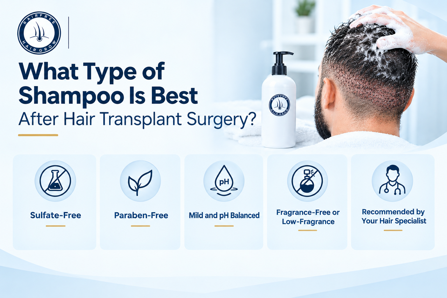 What Type of Shampoo Is Best After Hair Transplant Surgery