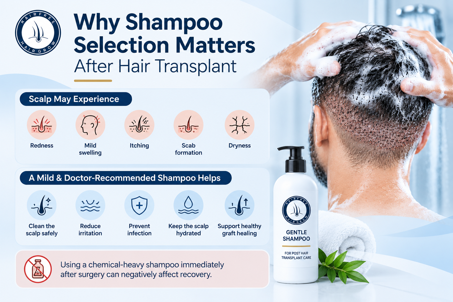 Why Shampoo Selection Matters After Hair Transplant