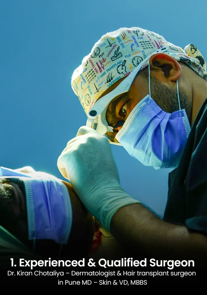Experienced Hair Transplant Surgeon in Pune Dr. Kiran Chotaliya.